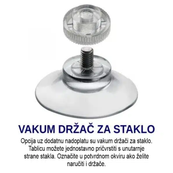 vakum držač za staklo