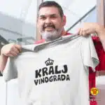 KRALJ VINOGRADA majica s natpisom 00020 zelena