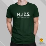 NE JEBEM ŽIVU SILU majica s natpisom 0265 crna