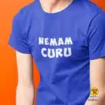 NEMAM CURU majica s natpisom 0333 crna