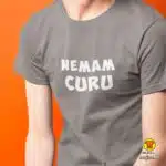 NEMAM CURU majica s natpisom 0333 crna