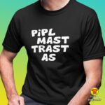 PIPL MAST TRAST AS majica s natpisom 0176 plava