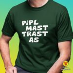 PIPL MAST TRAST AS majica s natpisom 0176 plava