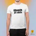 UBODEM PA ODEM majica s natpisom 0076 crna