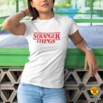 STRANGER THINGS ženska majica s natpisom 131 crna