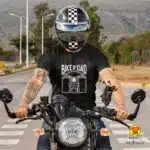 0404-maj-BIKER DAD crna