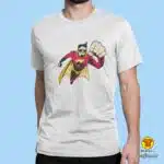 SUPERHERO | majica s natpisom bijela