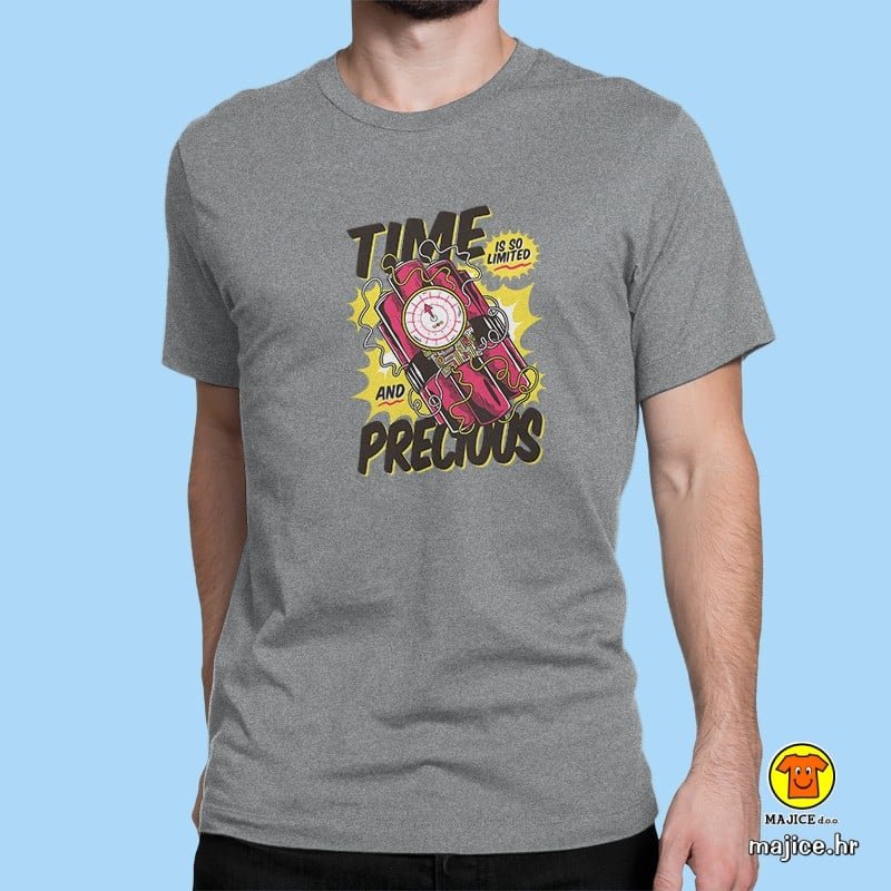 0427-maj-TIME IS SO LIMITED AND PRECIOUS -SIVA TIME IS SO LIMITED AND PRECIOUS | majica s natpisom siva