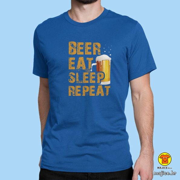 BEER EAT SLEEP REPEAT | majica s natpisom