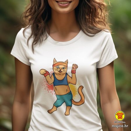 ZUMBA CAT | ženska majica s natpisom