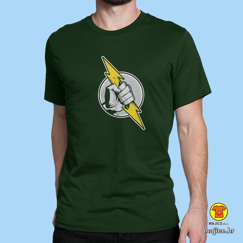 0442-maj-MUNJA -ZELENA MUNJA majica s natpisom zelena