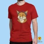 0443-maj-LISICA SA SLUŠALICAMA -SIVA