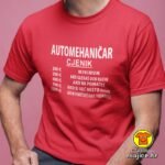 ELEKTRIČAR_CJENIK majica s natpisom 00316 crna