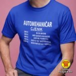 ELEKTRIČAR_CJENIK majica s natpisom 00316 crna