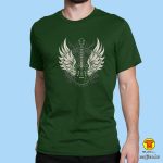 00618-maj-VINTAGE GUITAR ROCK TSHIRT crna