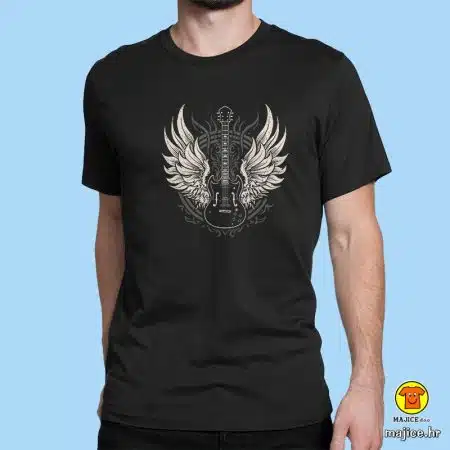 VINTAGE GUITAR ROCK TSHIRT | majica s natpisom