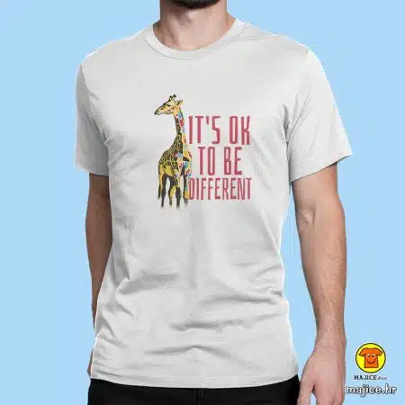 IT`S OK TO BE DIFFERENT | majica s natpisom