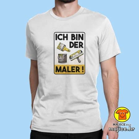 ICH BIN DER MALER | majica s natpisom