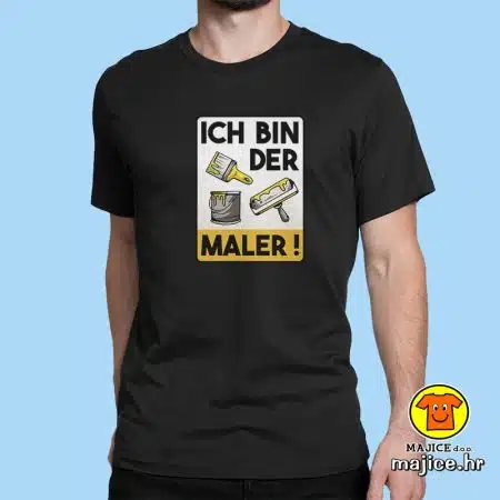 ICH BIN DER MALER | majica s natpisom