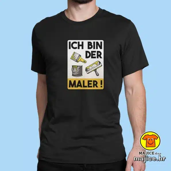 ICH BIN DER MALER | majica s natpisom