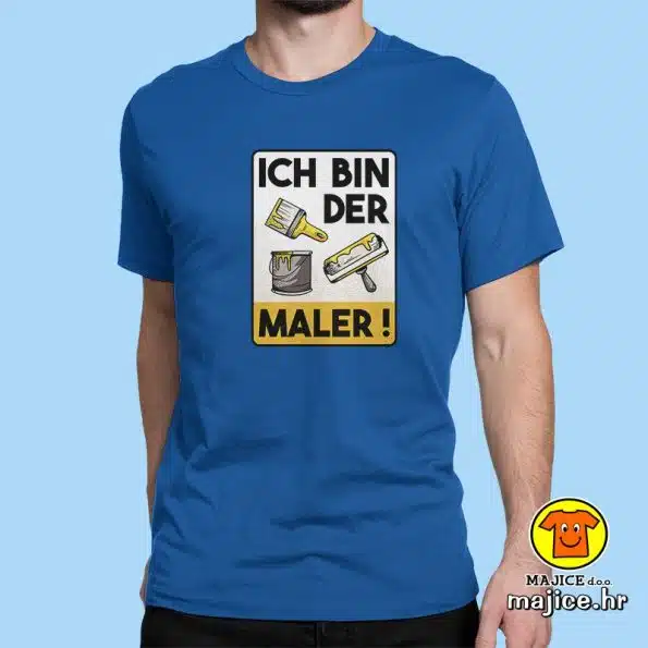 ICH BIN DER MALER | majica s natpisom