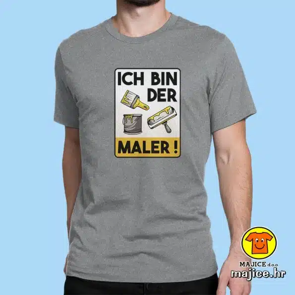 ICH BIN DER MALER | majica s natpisom