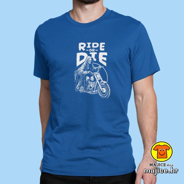 RIDE OR DIE BIKER KOSTUR | majica s natpisom