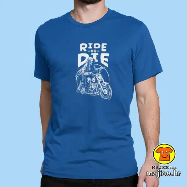 RIDE OR DIE BIKER KOSTUR | majica s natpisom