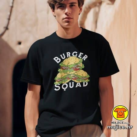 BURGER SQUAD | majica s natpisom