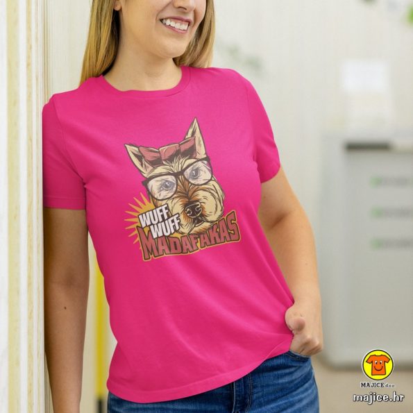 WUFF WUFF MADAFAKAS | ženska majica s natpisom