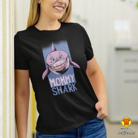 MOMMY SHARK ženska majica s natpisom