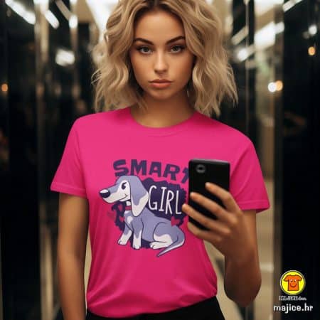 SMART GIRL | ženska majica s natpisom