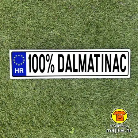 100 POSTO DALMATINAC | izrada ukrasnih tablica | Best of... | auto tablice odabrano