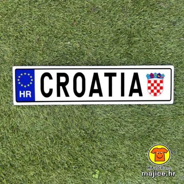 CROATIA GRB-1 | izrada ukrasnih tablica | Best of... | auto tablice odabrano