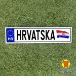 HRVATSKA ZASTAVA-1 | izrada ukrasnih tablica | Best of... | auto tablice odabrano