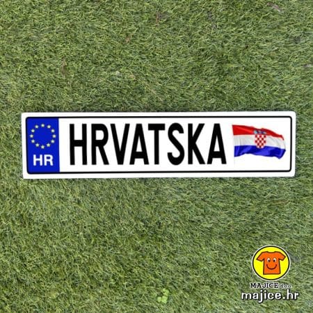 HRVATSKA ZASTAVA-1 | izrada ukrasnih tablica | Best of... | auto tablice odabrano