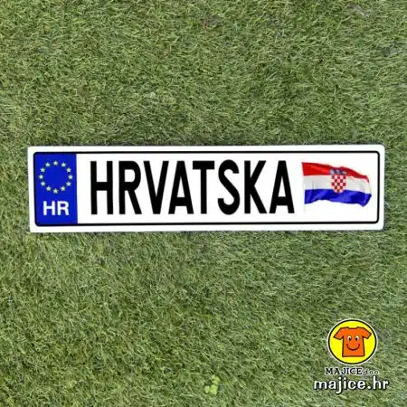 HRVATSKA ZASTAVA-1 | izrada ukrasnih tablica | Best of... | auto tablice odabrano