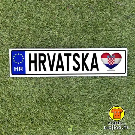 HRVATSKA-v8 | izrada ukrasnih tablica | Best of... | auto tablice odabrano