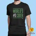 WORLD`S #0 CODER | majica s natpisom