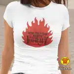 0214-maj-žen-I WEAR THIS T-SHIRT WHEN I`M HORNY crna