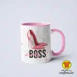 0337-LADY BOSS šalica s natpisom