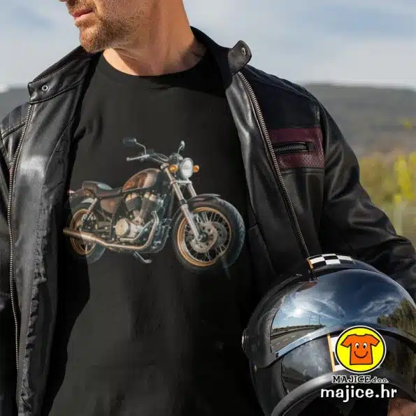 00710-MOTORI BIKER v4 majica s natpisom