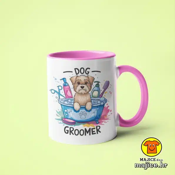 0611-DOG GROOMER v6 šalica s natpisom