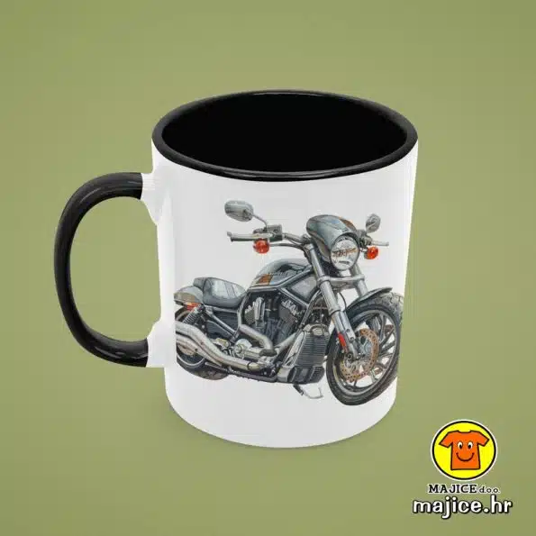 0675-MOTOR HARLEY v4 šalica s natpisom