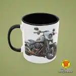 0679-MOTOR HARLEY v8 šalica s natpisom