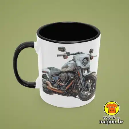 0679-MOTOR HARLEY v8 šalica s natpisom