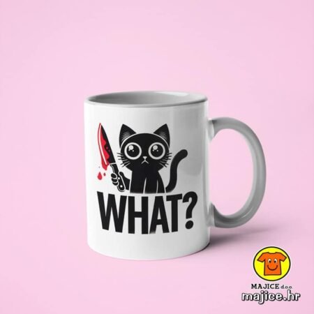 WHAT v2 | šalica s natpisom