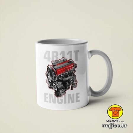 AUTOMOBIL ENGINE 4B11T | šalica s natpisom