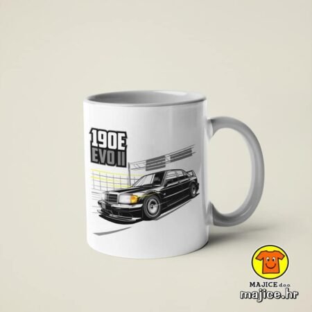 AUTOMOBIL MERCEDES 190E EVO II | šalica s natpisom
