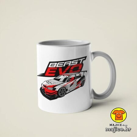 AUTOMOBIL BEAST EVO | šalica s natpisom